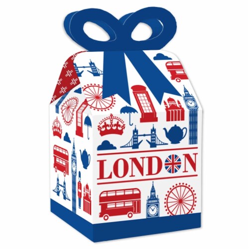 Big Dot of Happiness Cheerio, London Square Favor Gift Boxes British UK  Party Bow Boxes 12 Ct, 12 Count - Ralphs