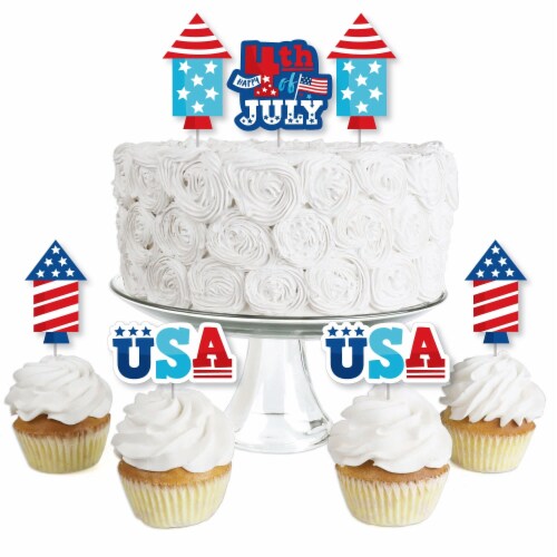 4th of july cupcake decorations