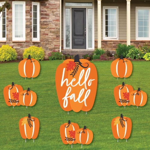 Big dot of happiness fall pumpkin lawn decor halloween or