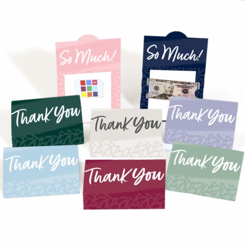 Big Dot of Happiness Assorted Elegantly Simple Guest Party Favors Money Gift Card Holders 8Ct Perspective: front