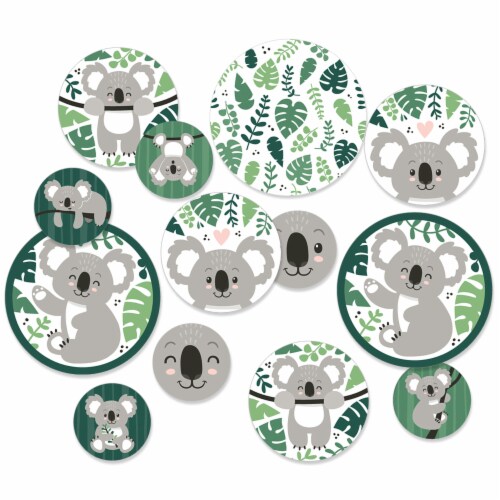 Big Dot Of Happiness Koala Cutie - Dessert Cupcake Toppers - Bear