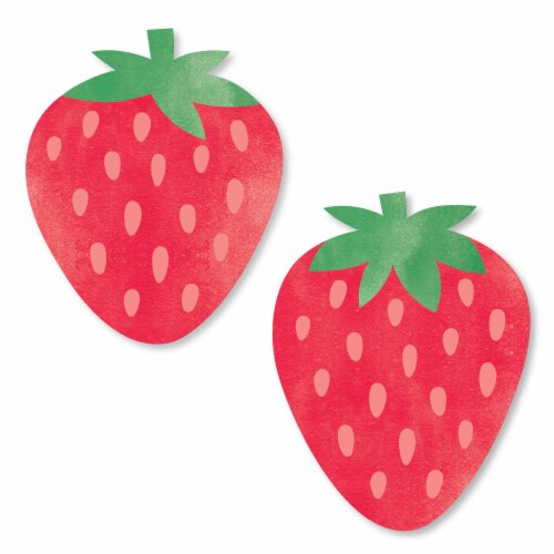 Berry Sweet Baby Shower Backdrop Red Strawberry Baby Shower 