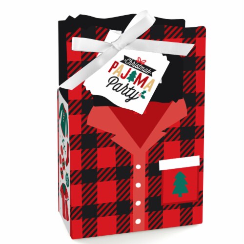 Checkered Gift Bags Set 12 Pack