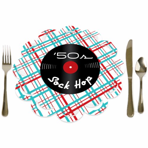Big Dot of Happiness 50's Sock Hop Rock N Roll Party Table Decor