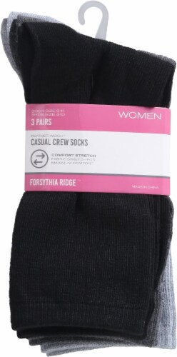 Forsythia Ridge™ Women Casual Crew Socks Perspective: front