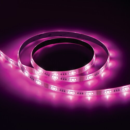 Geeni Smart Light LED Prisma Strip - Pink Perspective: front
