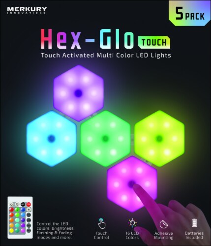 Hexagon Touch Lights Perspective: front