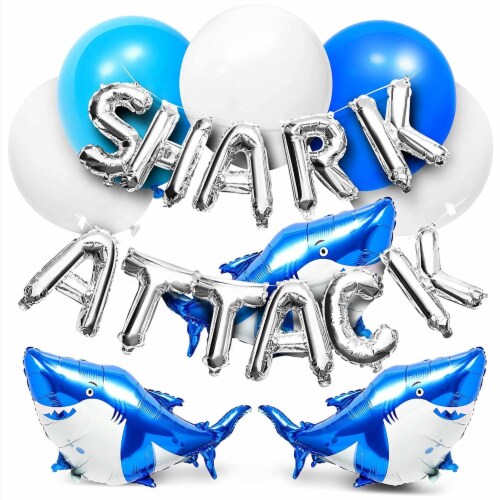 Shark Party Balloons, Foil Balloon Letters (50 Pack), PACK - Fred Meyer