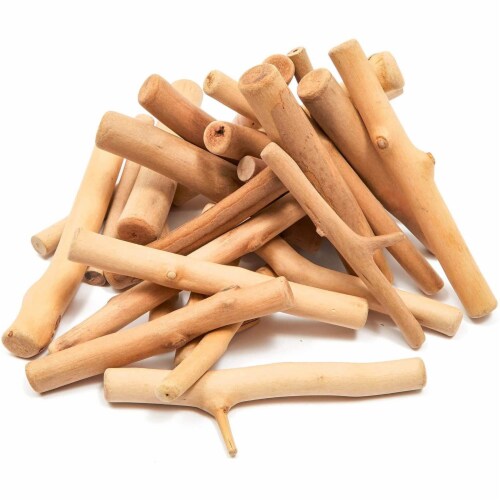 Juvale Driftwood Pieces 9 oz of Craft Driftwood Stick Decor Perspective: front
