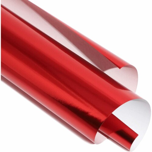 Metallic Foil Paper Sheets for Crafting (8.5 x 11 in, Red, 50 Pack), PACK -  Kroger