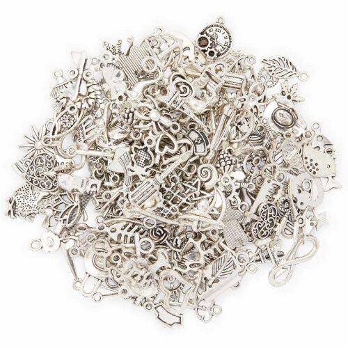 Silver plated charms for sales jewellery making