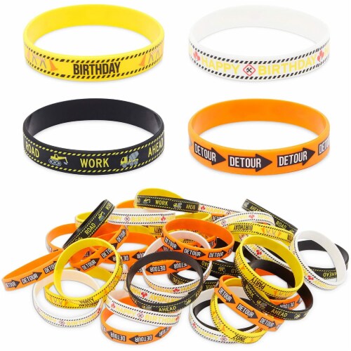 Silicone Bracelets for Kids Construction Birthday Party Favors 48 Pack PACK Fred Meyer