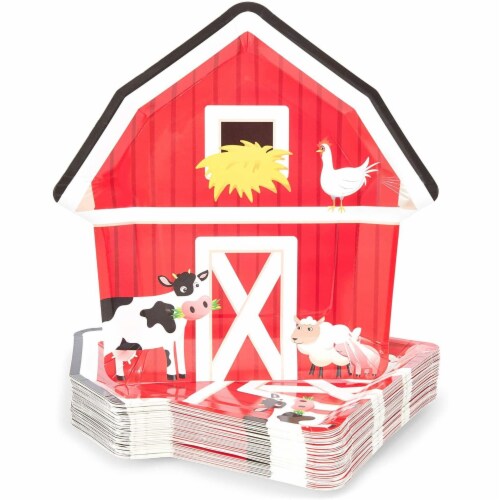 Paper Plates for Farm Animal Birthday Party (10 Inches, 48 Pack), PACK -  Kroger