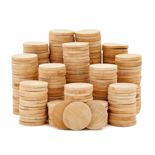 80 Pcs 5 Inch Wood Circles for Crafts Unfinished Wood Circles Wood