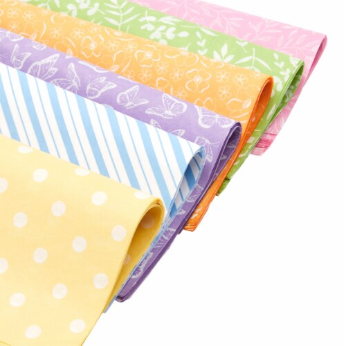 Decorative Tissue Paper for Gift Wrapping, 6 Printed Patterns (14x20 In,  120 Sheets), PACK - Kroger