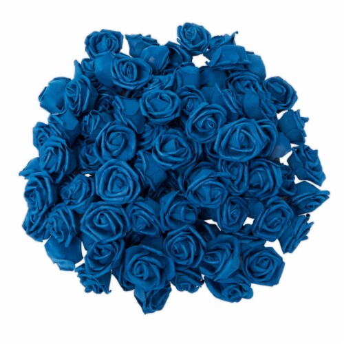 100x Artificial Fake Flower Heads Roses for Wedding Decoration and