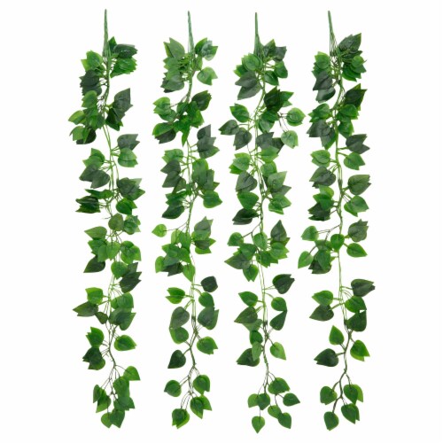 4 Pack Artifical Hanging Plants, 3.6 Feet Fake Ivy Plant for Wall Decor