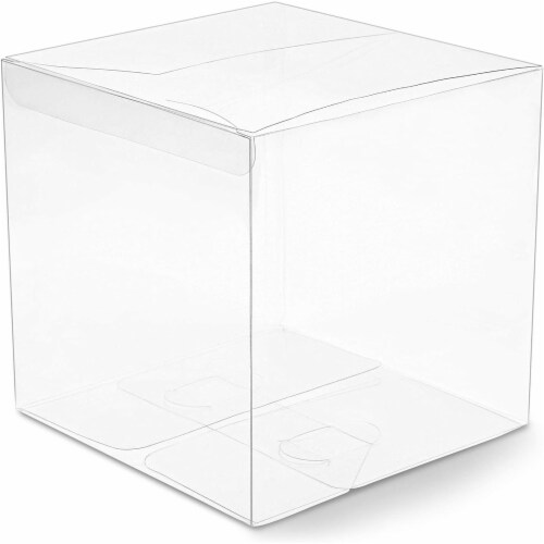 Clear Gift Boxes, Plastic Candy Box for Party Favors (6x6x6 Inch, 30 Pack),  PACK - City Market