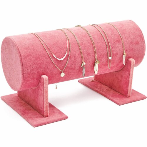 Pink necklace display 2025