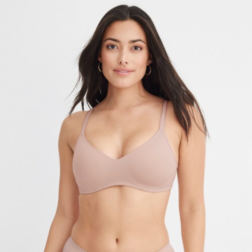 Jockey Smooth & Sleek Microfiber Full Coverage Wirefree T-Shirt Bra Perspective: front