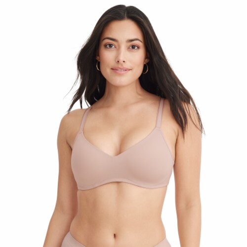 Jockey Smooth & Sleek Microfiber Full Coverage Wireless T-Shirt Bra Perspective: front