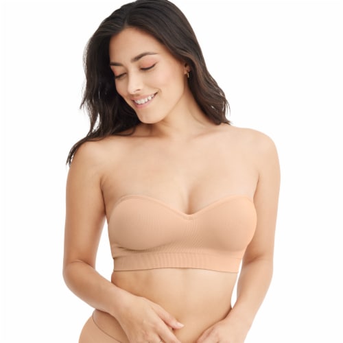 Jockey® Seamfree® Multiway Bandeau Bralette - Tan Perspective: front