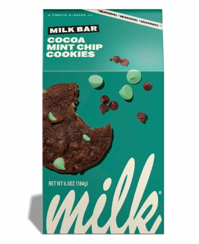 Milk Bar™ Cocoa Mint Chip Cookies Perspective: front