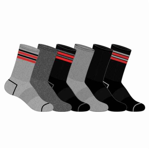Steve Madden Varsity Striped Crew Socks Perspective: front