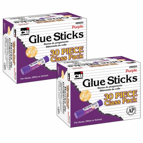 CLI Glue Sticks Class Pack - 0.28 oz - 30 / Box - Purple CLI Glue Sticks Class Pack - 0.28 oz - 30 / Box - Purple
