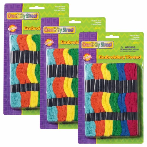 Creativity Street Embroidery Thread Pack - Assorted Creativity Street Embroidery Thread Pack - Assorted