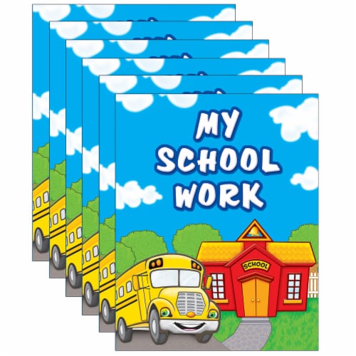 Teacher Created Resources My School Work Pocket Folder, Pack of 6, 6 ...