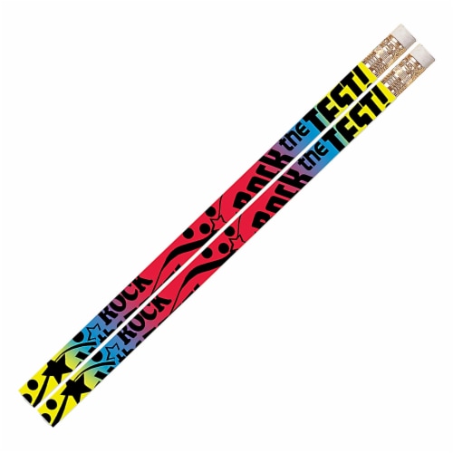 Musgrave Pencil Company Rock The Test Pencils #2 Lead 12 Per Pack 12 Packs (MUS2319D-12) Perspective: front
