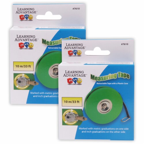 Learning Advantage Wind Up Measure Tape, 33