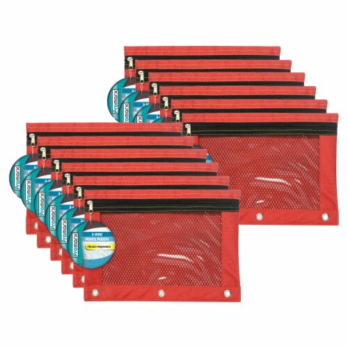 Mesh Binder Pockets, 10.5 x 7.5, Assorted Colors Mesh Binder Pockets, 10.5 x 7.5, Assorted Colors