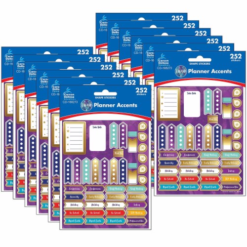 CarsonDellosa Carson Dellosa Education Galaxy Planner Accents Sticker