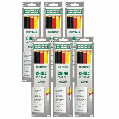 China Marker by Dixon 5 Colors