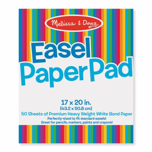 Melissa & Doug LCI4102-3 Melissa & Doug Easel Pad, 17 x 20 in. - 3 Each Perspective: front