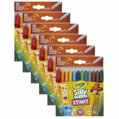 Fruitysquad Scented Crayons 12-Pack