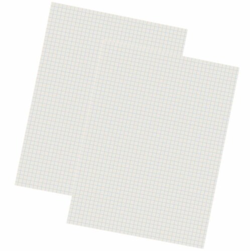 Dixon Ticonderoga PAC2862-2 Grid Ruled Drawing Paper&#44; White - 500 Sheets - 2 per Pack Perspective: front