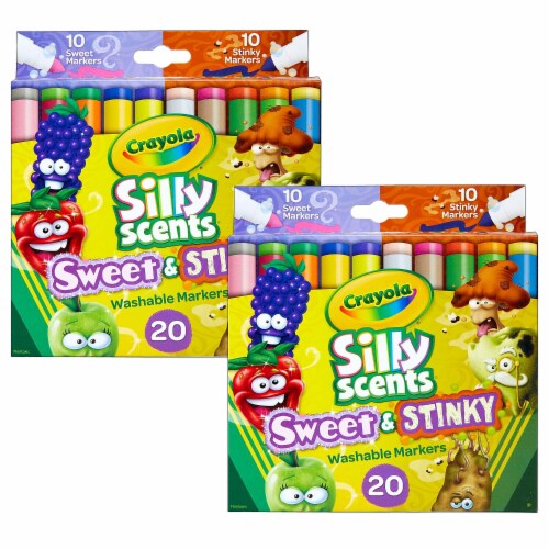 8-pack Crayola Scented Markers, Silly Scents, Sweet, Washable