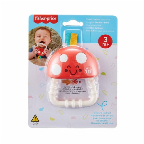Baby sales mushroom teether