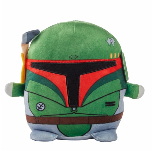 Mattel Star Wars Cuutopia Boba Fett Plush Toy Perspective: front