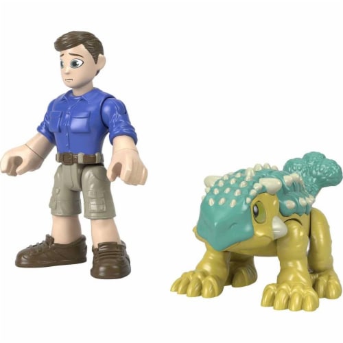 Jurassic World imaginext Camp Cretaceous Bumpy and Ben Figure, 1 - Food ...