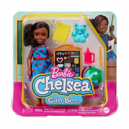 Mattel Barbie® Chelsea™ Can Be Teacher Doll Perspective: front