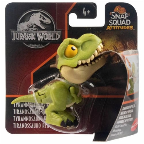 Jurassic World Snap Squad Attitudes Tyrannosaurus Rex Figure Perspective: front