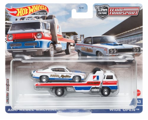 Hot Wheels - Véhicule 1/64 et Transporteur