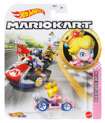 Hot Wheels® Baby Peach Pipe Frame Toy Car Perspective: front