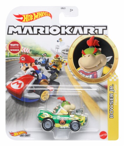 Mattel® Hot Wheels® Mario Kart™ Bowser Jr Flame Flyer Toy Vehicle