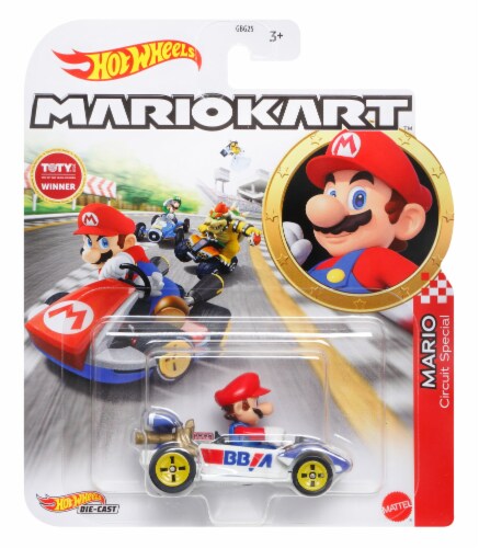 Mattel® Hot Wheels® Mario Kart™ Luigi Circuit Special Vehicle, 1