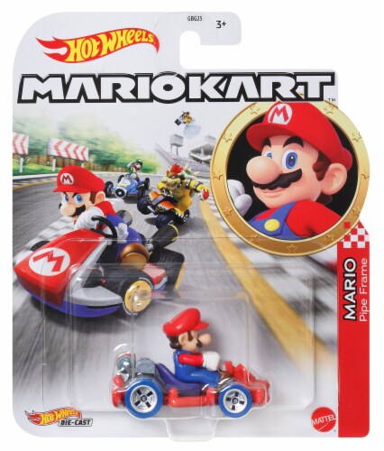 Mattel Hot Wheels Mario Kart Mario Pipe Frame Toy Vehicle 1 ct